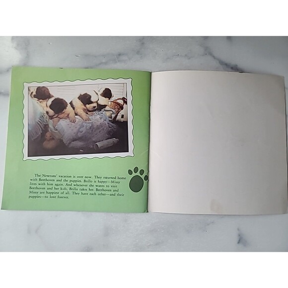 Beethoven's 2nd: Puppy Love Paperback Picture Book Dogs - Picture 8 of 10